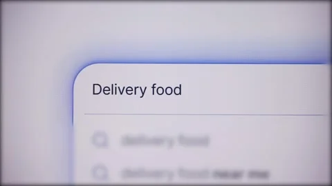 Delivery food - browser search query Stock Footage 311858154