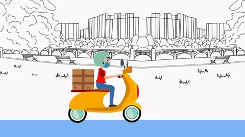 Delivery Stock Footage 140937666