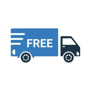 Delivery, free, logistics icon. Simple editable vector illustration. Stock Illustration