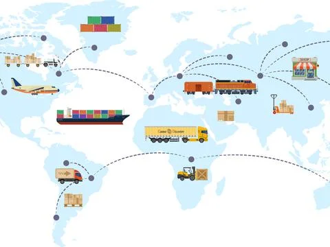 Delivery of Goods Concept Stock-Illustration