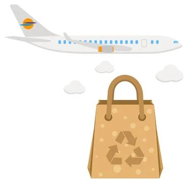 Delivery Goods Flat Icons Stock Illustration