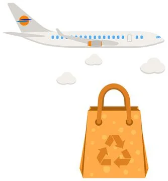 Delivery Goods Flat Icons Stock-Illustration