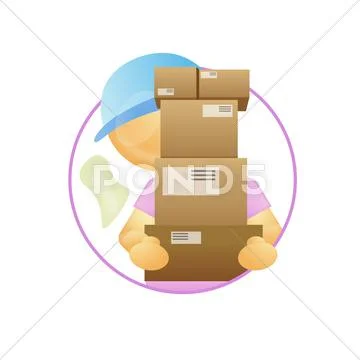 Delivery guy Stock Photos