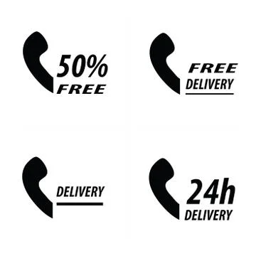Delivery icon design Stock Illustration