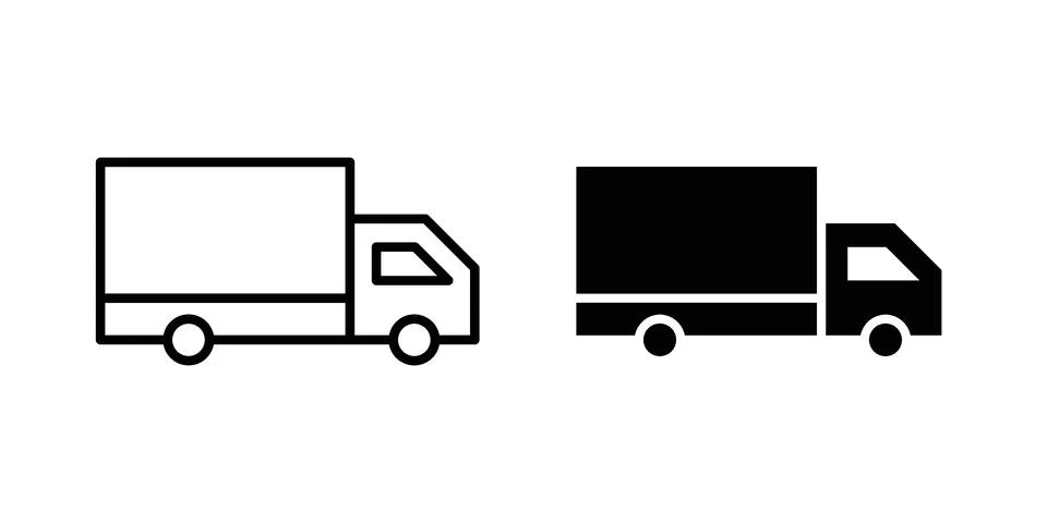 Delivery icon graphic element. web icon set 스톡 일러스트