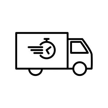 Delivery icon template Stock Illustration