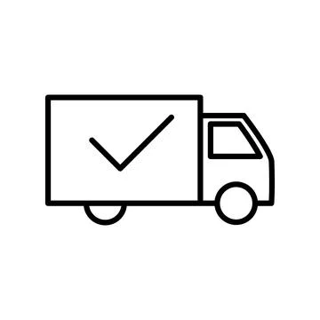 Delivery icon template Stock Illustration
