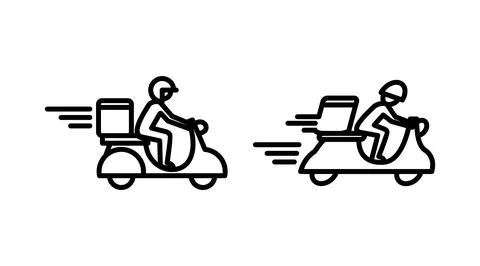 Delivery icon vector. Shipping fast delivery icon Stock Illustration