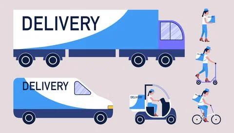 Delivery Ilustração Stock