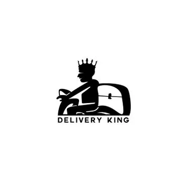 Delivery king vector illustration. Stock Illustration