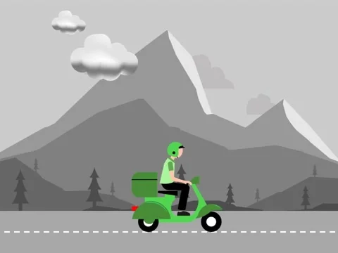 Delivery man Stock Footage 232641797