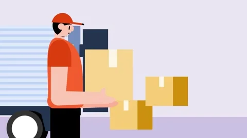 Delivery man Vidéo 301240342