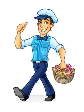 Delivery man 스톡 일러스트