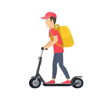 Delivery man Stock Illustration