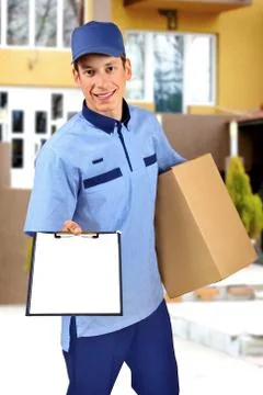 Delivery man. Фото