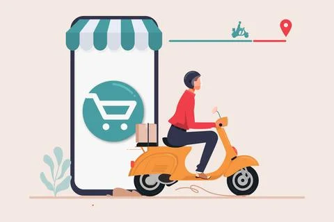Delivery order Stock Illustration