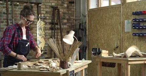 Delivery Ordered - Packing Your Order Stock Footage 74488566