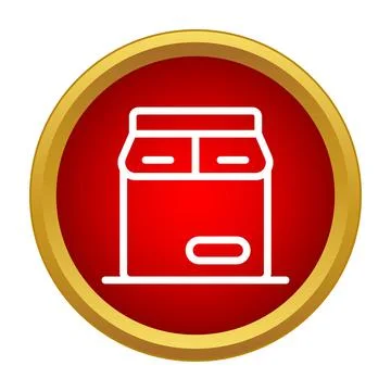 Delivery package box icon for shipping concept Stock Illustration