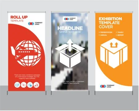 Delivery package, Delivery box package opened with up arrow, Airplane around  Stock Illustration