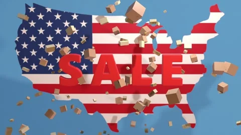 Delivery packages with goods Video stock 253172317