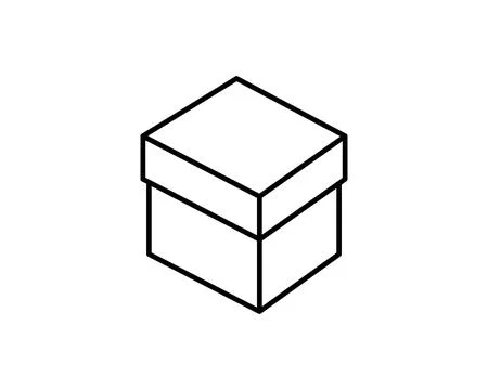 Delivery packaging vector icon. Cargo cardboard box icons. Carton package s.. Stock Illustration