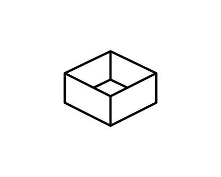 Delivery packaging vector icon. Cargo cardboard box icons. Carton package sig Stock Illustration