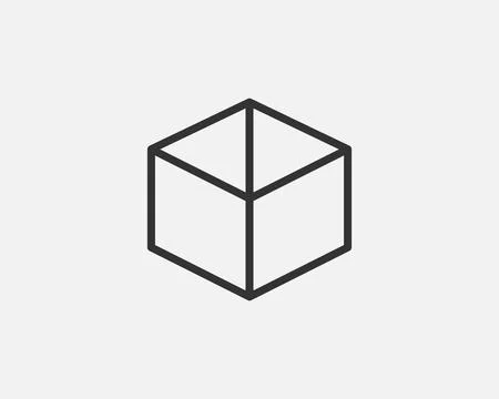 Delivery packaging vector icon. Cargo cardboard box icons. Carton package s.. Stock Illustration