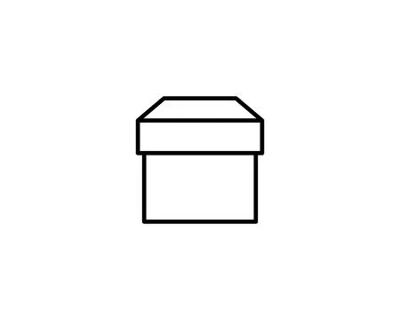 Delivery packaging vector icon. Cargo cardboard box icons. Carton package s.. Illustrazione stock