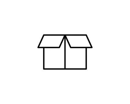 Delivery packaging vector icon. Cargo cardboard box icons. Carton package s.. Stock Illustration