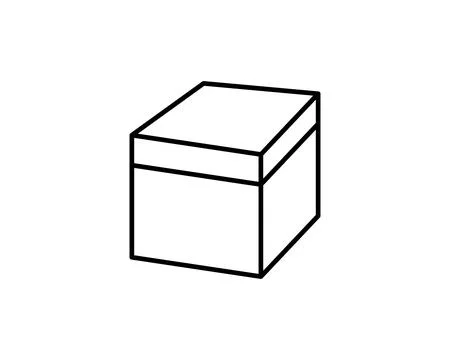 Delivery packaging vector icon. Cargo cardboard box icons. Carton package s.. Illustrazione stock