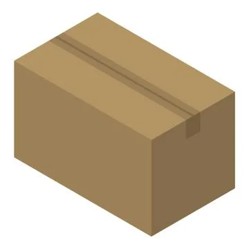 Delivery parcel icon, isometric style Stock Illustration