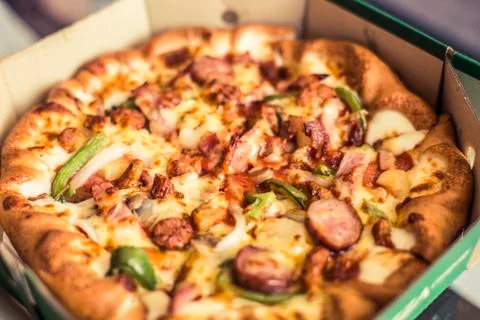 Delivery Pizza Stock Photos
