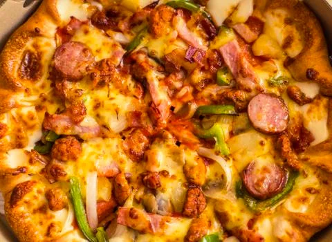 Delivery Pizza Stock Photos