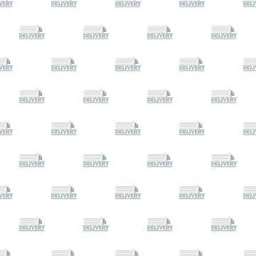 Delivery post pattern vector seamless 스톡 일러스트