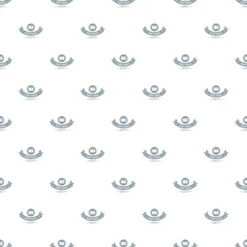 Delivery quality pattern vector seamless Illustrazione stock