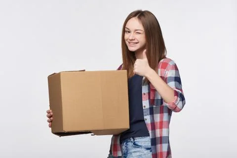 Delivery, relocation and unpacking. Stock Photos