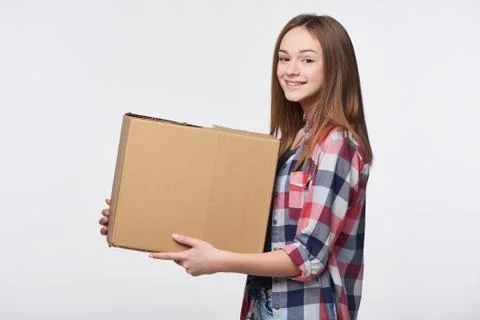 Delivery, relocation and unpacking. Stock Photos