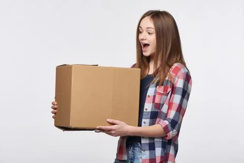 Delivery, relocation and unpacking. Stock Photos