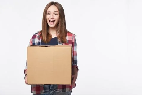 Delivery, relocation and unpacking. Stock Photos