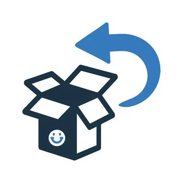 Delivery Return Icon, Parcel Back, Service Send Back Stock Illustration