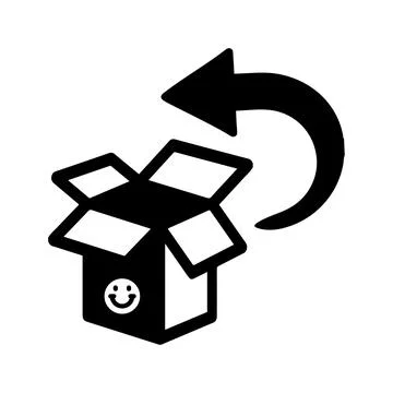 Delivery Return Icon, Parcel Back, Service Send Back Stock Illustration