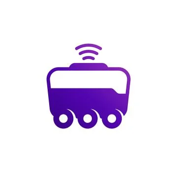 Delivery robot icon, vector design Stock Illustration