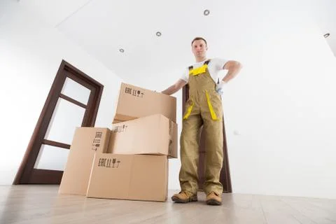 Delivery service background Foto stock