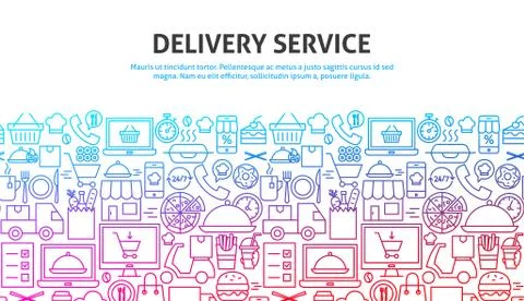 Delivery Service Concept Stock Illustration