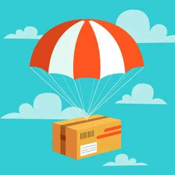 Delivery service concept Illustrazione stock