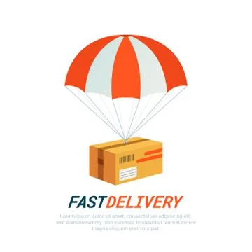 Delivery service concept Stock Illustration