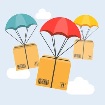 Delivery service concept illustration vector イラスト素材