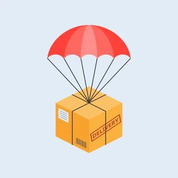 Delivery service concept illustration vector Illustrazione stock
