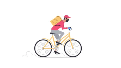 Delivery Service Stock-Footage 136211765