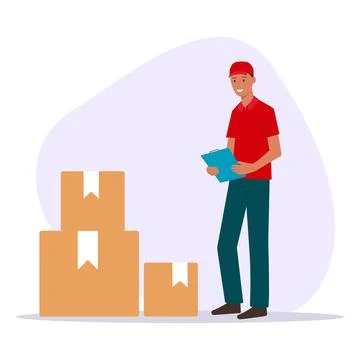 Delivery service Stock Illustration